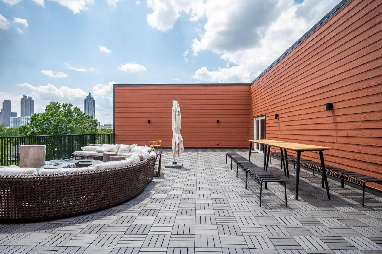 Downtown New-Built Roof-Top Balcony City View 525Pkwy Atlanta Extérieur photo